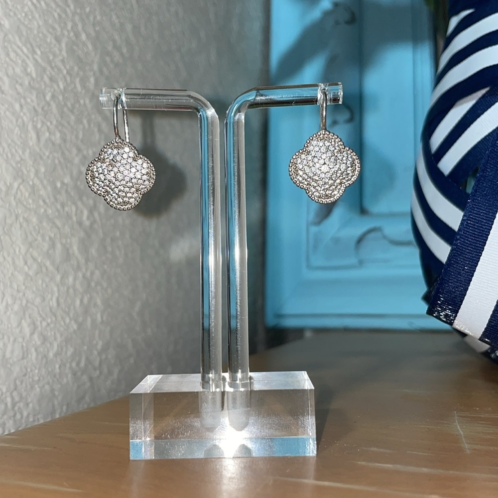 Clover Crystal Earrings
